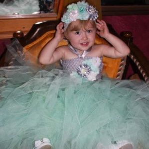 Tutu Dress & Headband by Pink Toes & Hairbows